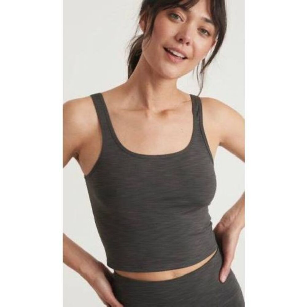 $54 Marine layer Studio Longline Tank in Asphalt size XL m6